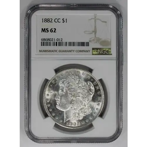 Morgan Dollar (1882 - CC) - MS 62 - NGC