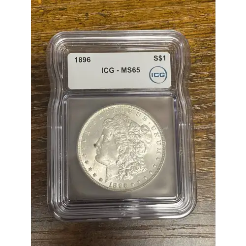 Morgan Dollar (1896) - ICG - MS65