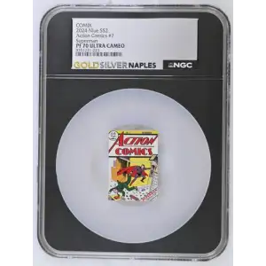 2024 Niue Action Comics #7 Superman S$2 PF 70 ULTRA CAMEO