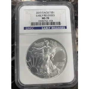 2010 Eagle S$1 Early Releases MS70