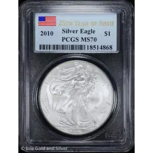 2010 $1 Silver Eagle First Strike