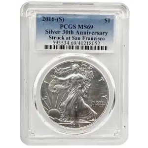 2016-(S) $1 Silver 30th Anniversary Struck at San Francisco