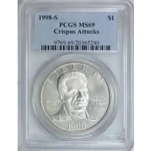 1998-S $1 Crispus Attucks