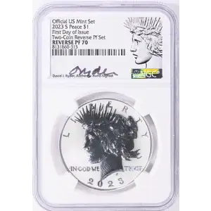 2023 - S - NGC - PF70 - $1 Peace Reverse PF