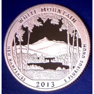 2013-P 25C White Mountain NP 5 oz Silver