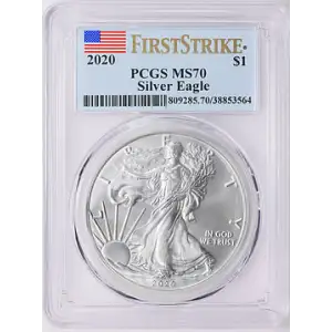 2020 $1 Silver Eagle First Strike
