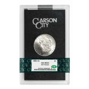 1884-CC CAC MS 63 (GSA Treasure)