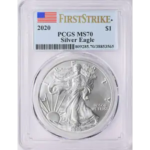 2020 $1 Silver Eagle First Strike