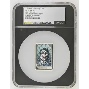 2025 Joker - Jim Lee DKIII: The Master Race #4 DC Comic Art Trading Coin ULTRA CAMEO (2)