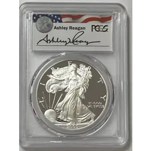 2012-W $1 Silver Eagle Ashley Reagan, DCAM