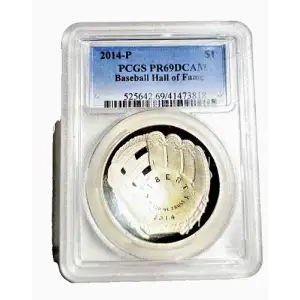 2014-P $1 Baseball Hall of Fame, DCAM