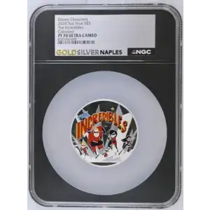 2024 3oz Niue The Incredibles Colorized S$5 PF 70 ULTRA CAMEO