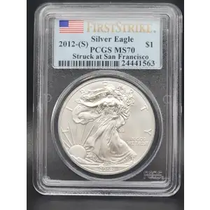 2012-(S) $1 Silver Eagle Struck at San Francisco