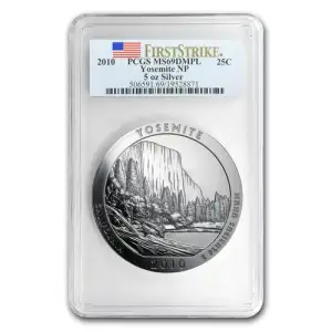 2010 25C Yosemite NP 5 oz Silver, DMPL
