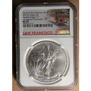 2021(S) Heraldic Eagle T-1 Emergency Production-ER Struck at San Francisco