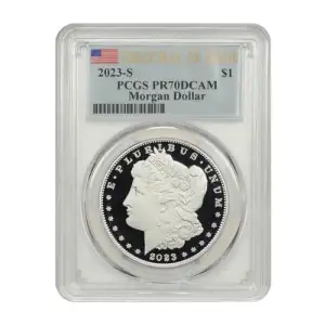 2023-S $1 Morgan Dollar First Strike, DCAM