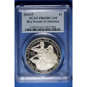 2010-P $1 Boy Scouts of America, DCAM