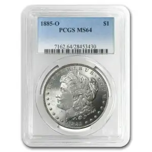1885-O Morgan Silver Dollar PCGS MS-64