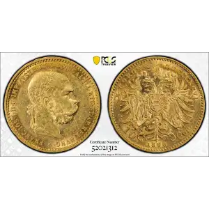 1896 10 Cor KM-2805  Au (2)
