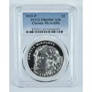 2021-P $1 Christa McAuliffe, DCAM