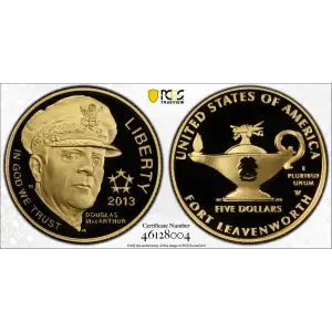 2013-W $5 5 Star Generals MacArthur, DCAM (2)