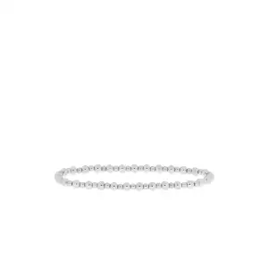 silver 3mm/4mm brass ball bracelet - Marlyn Schiff 