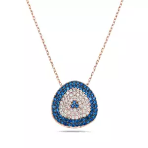 Evil Eye Rose Plated