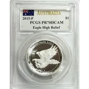 2015-P $8 Eagle High Relief Mercanti Signature, DCAM