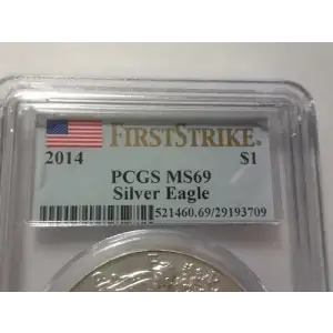 2014 $1 Silver Eagle First Strike