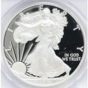 2011-W $1 Silver Eagle Cameron Reagan, DCAM
