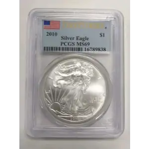 2010 $1 Silver Eagle First Strike