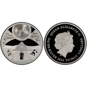 2014-P $5 450th Ann. Shakespeare, DCAM (2)