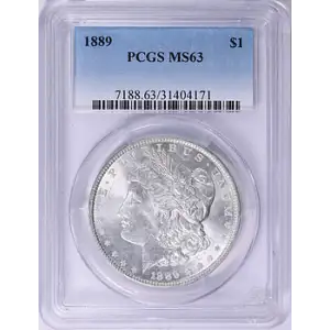 1889 - P - PCGS - MS63 - $1 Morgan