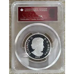 2022 $50 Canadian Collage First Day of Issue Susan Blunt Queen, DCAM