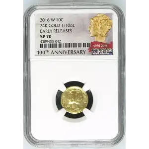 2016 24K GOLD 1/10oz EARLY RELEASES (2)