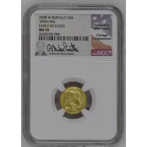 2008 W .9999 FINE EARLY RELEASES (2)
