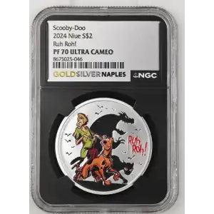 2024 Niue Ruh Roh! S$2 PF 70 ULTRA CAMEO