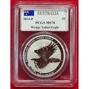 2014-P PCGS MS 70 Wedge Tailed Eagle