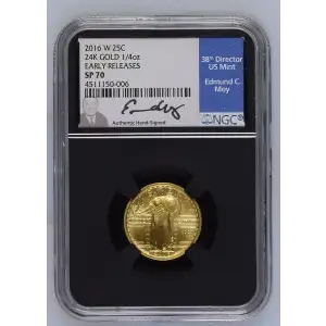 2016 24K GOLD 1/4oz EARLY RELEASES (2)