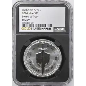 2024 Niue Sword of Truth MS 69