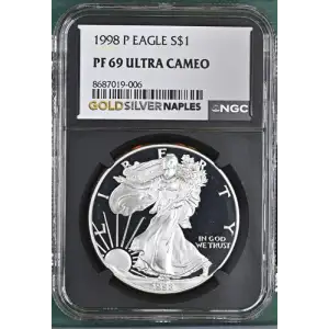 1998 P Silver Eagle PF 69 UC (JSC5)