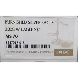 2008 W eagle $1 ms 70