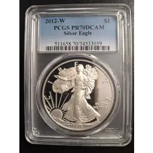 2012-W $1 Silver Eagle, DCAM