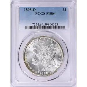 1898 - O - PCGS - MS64 - $1 Morgan