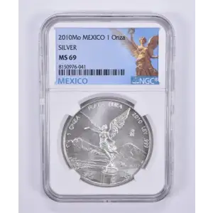 2010MO Mexico 1 onza MS69 NGC