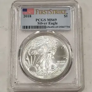 2018 $1 Silver Eagle First Strike