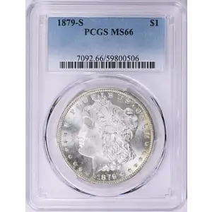 1879 - S - PCGS - MS66 - $1 Morgan