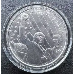 Trump “FIGHT!” 1 oz Silver Round 
