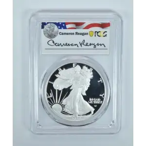 2022-W $1 Silver Eagle Cameron Reagan, DCAM