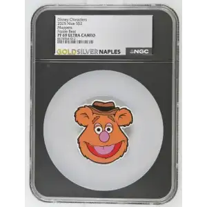 2025 Niue Muppets Fozzie Bear S$2 PF 69 ULTRA CAMEO